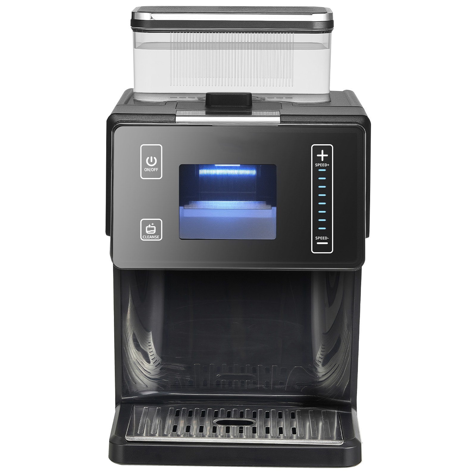 Snowflake Ice Maker Machine With Stainless Steel Blade_voghion.com